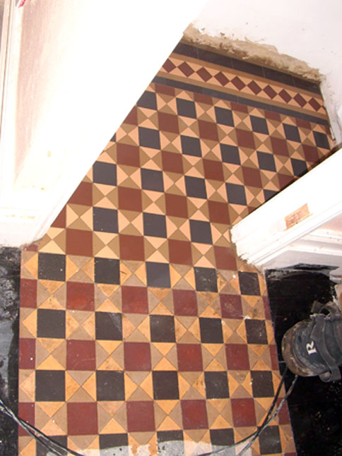 Tiling during construction